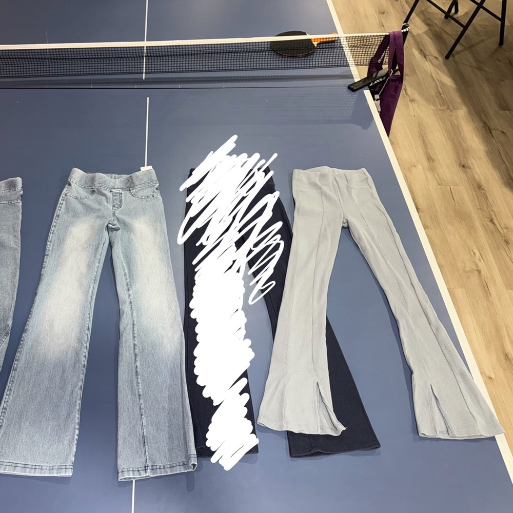 Girls flare Jeggings/Leggings- size 8-10 set of 2